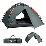 Cflity Camping Zelt, 3 Personen Instant Pop Up...