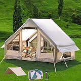 Aufblasbares Campingzelt mit Vordach, Hüttenzelt,...