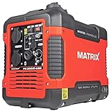 Matrix Notstromaggregat Benzin leise 2000 Watt...