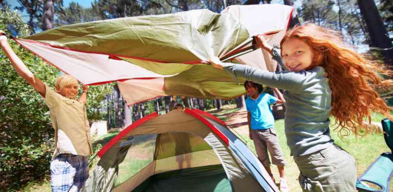 Campingausrüstung für Kinder
